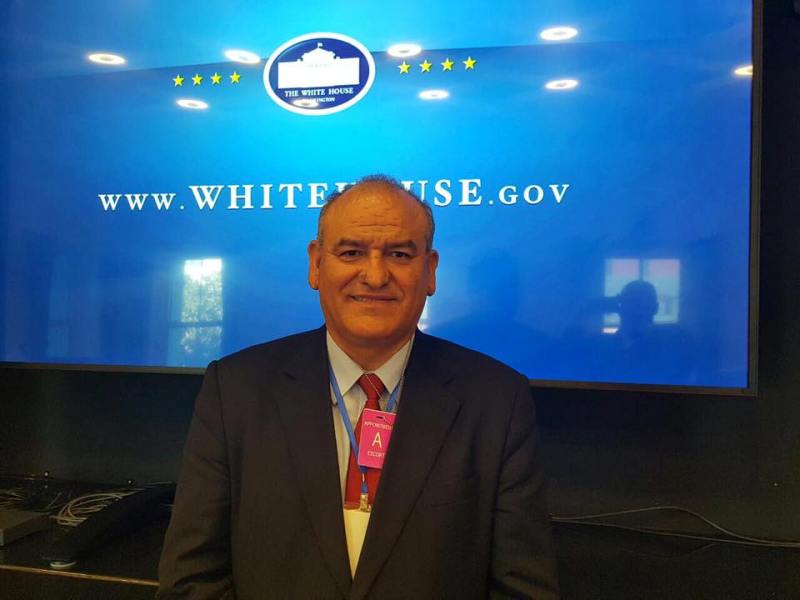Juárez durante una visita a la Casa Blanca en Washington DC Estados Unidos. 